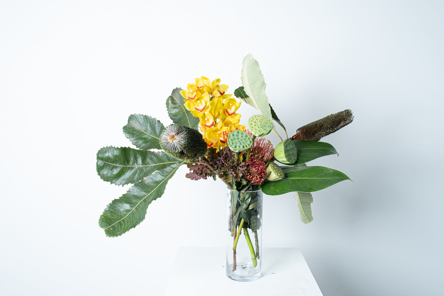 Sculptural Cymbidium Bouquet