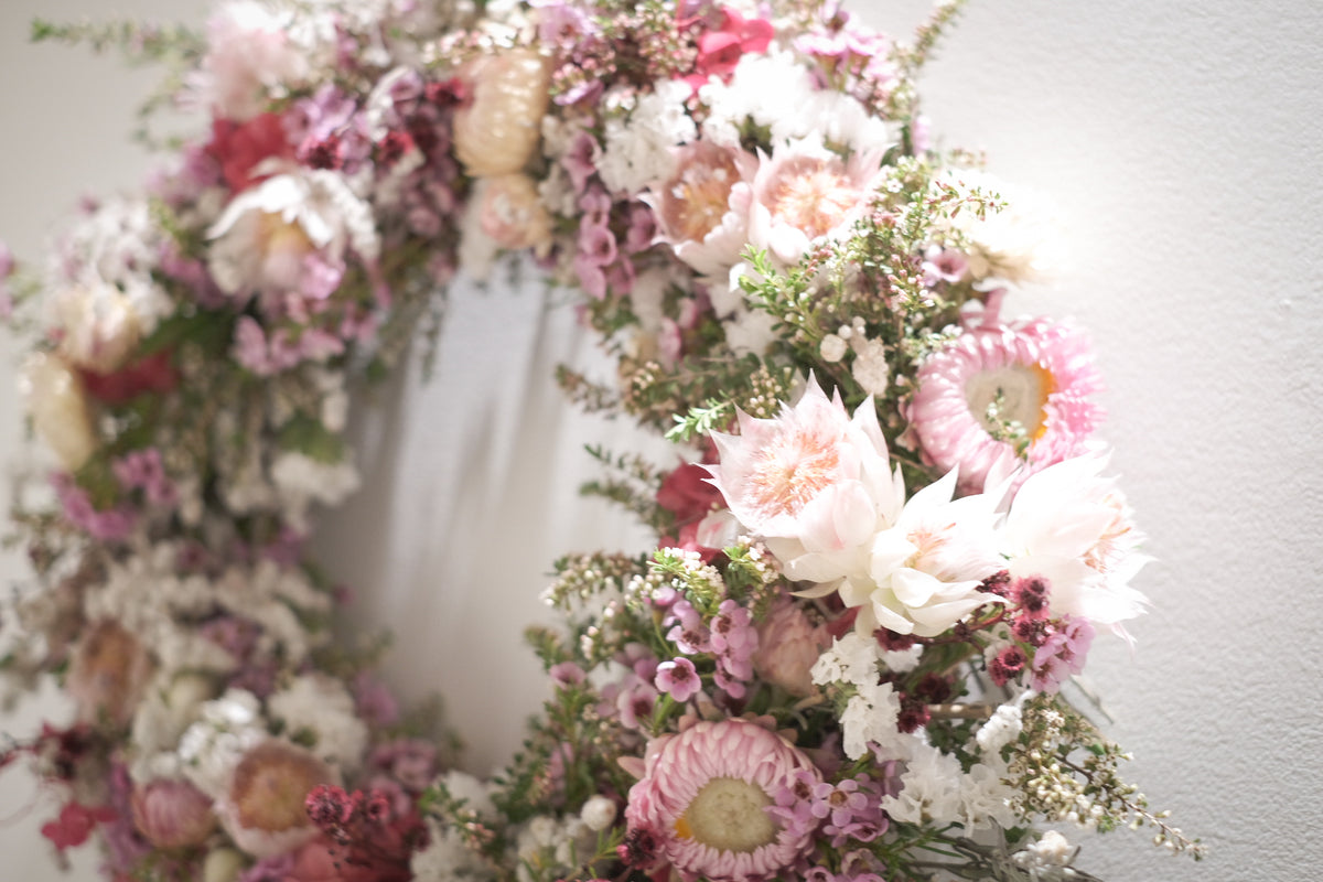 Blush Garden Wreath