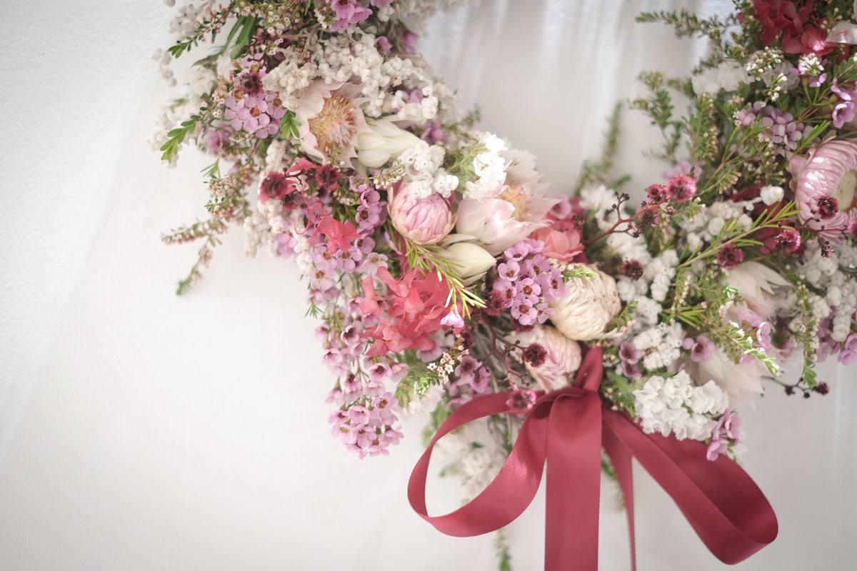 Blush Garden Wreath