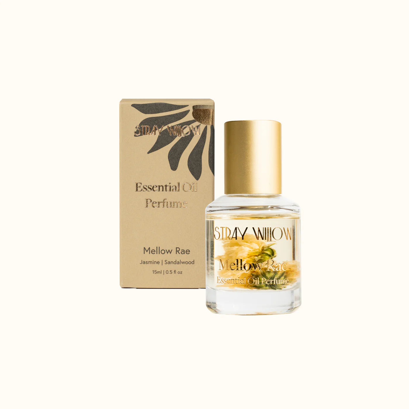 Stray Willow: Essential Oil Perfume Roller - Mellow Rae 15ml