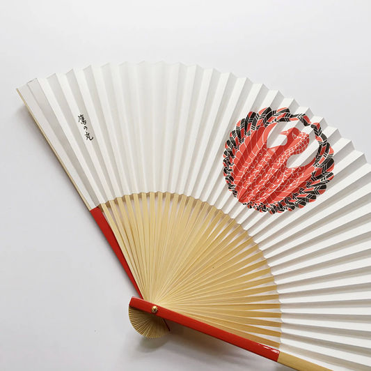 KAMON: Folding Fan Hawk Circle