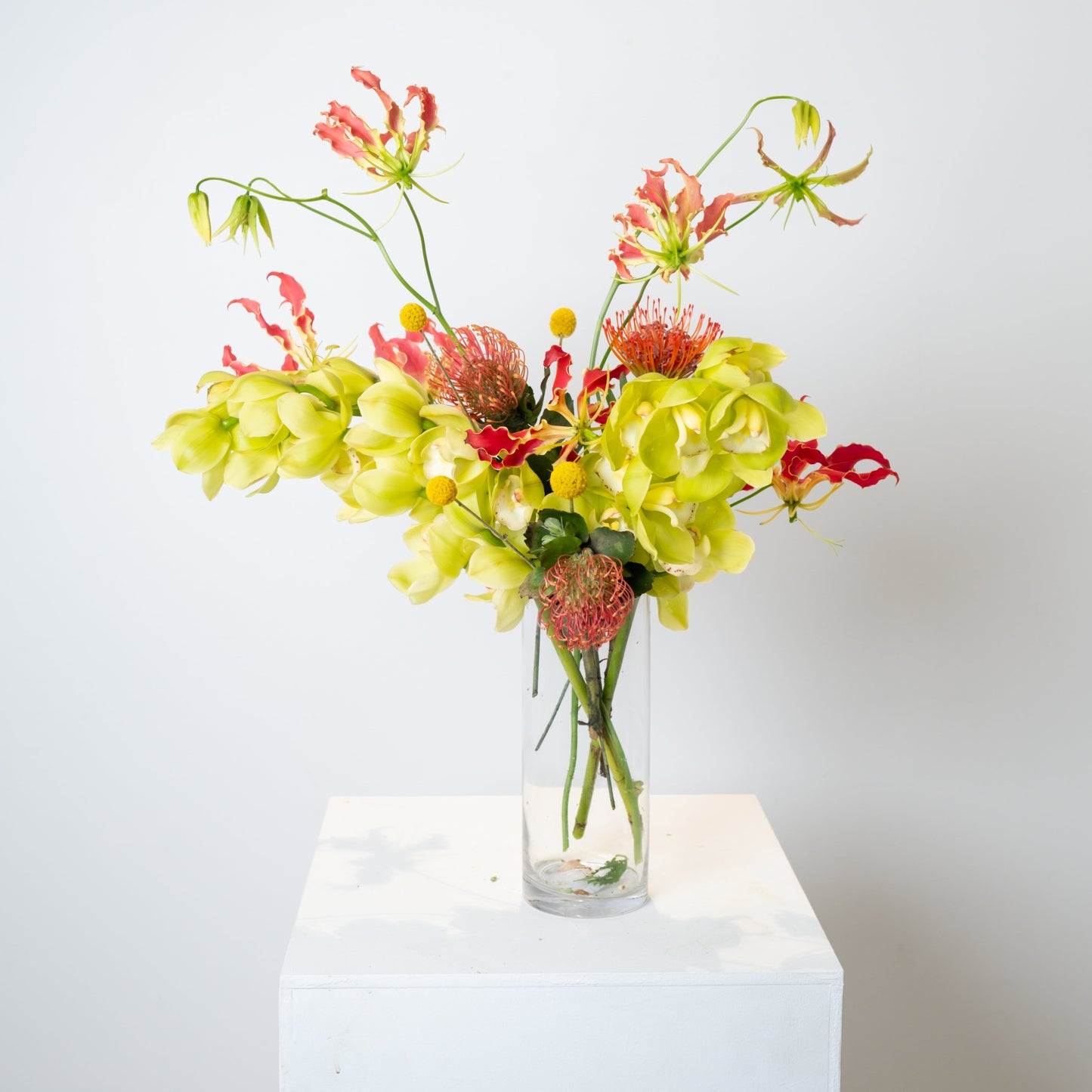 Sculptural Cymbidium Bouquet