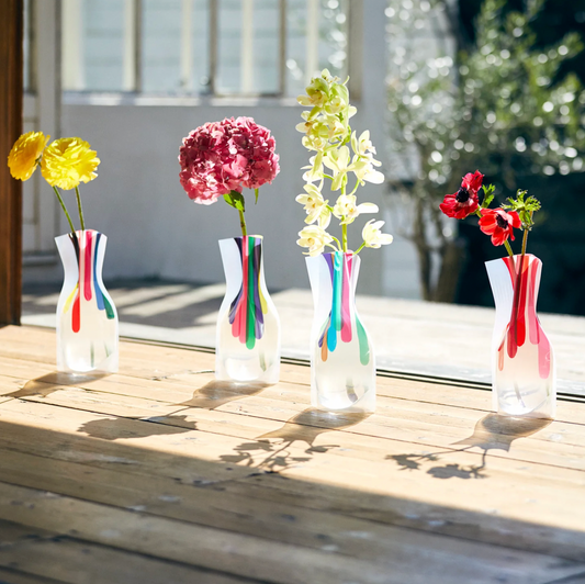 Flower Vase - Colour Drops