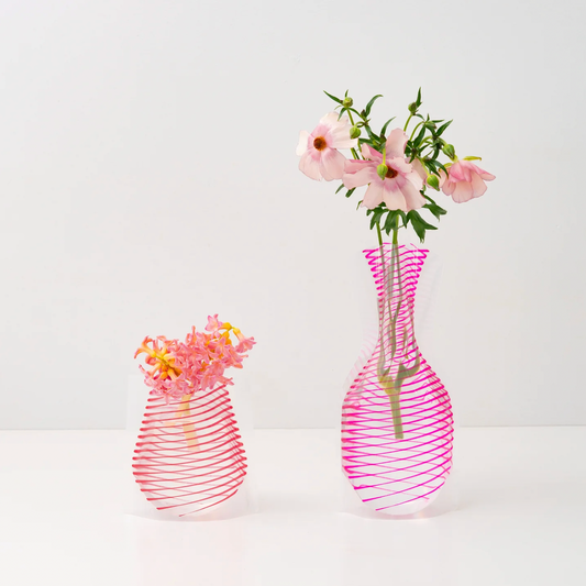 Flower Vase - Bidro Pink Red