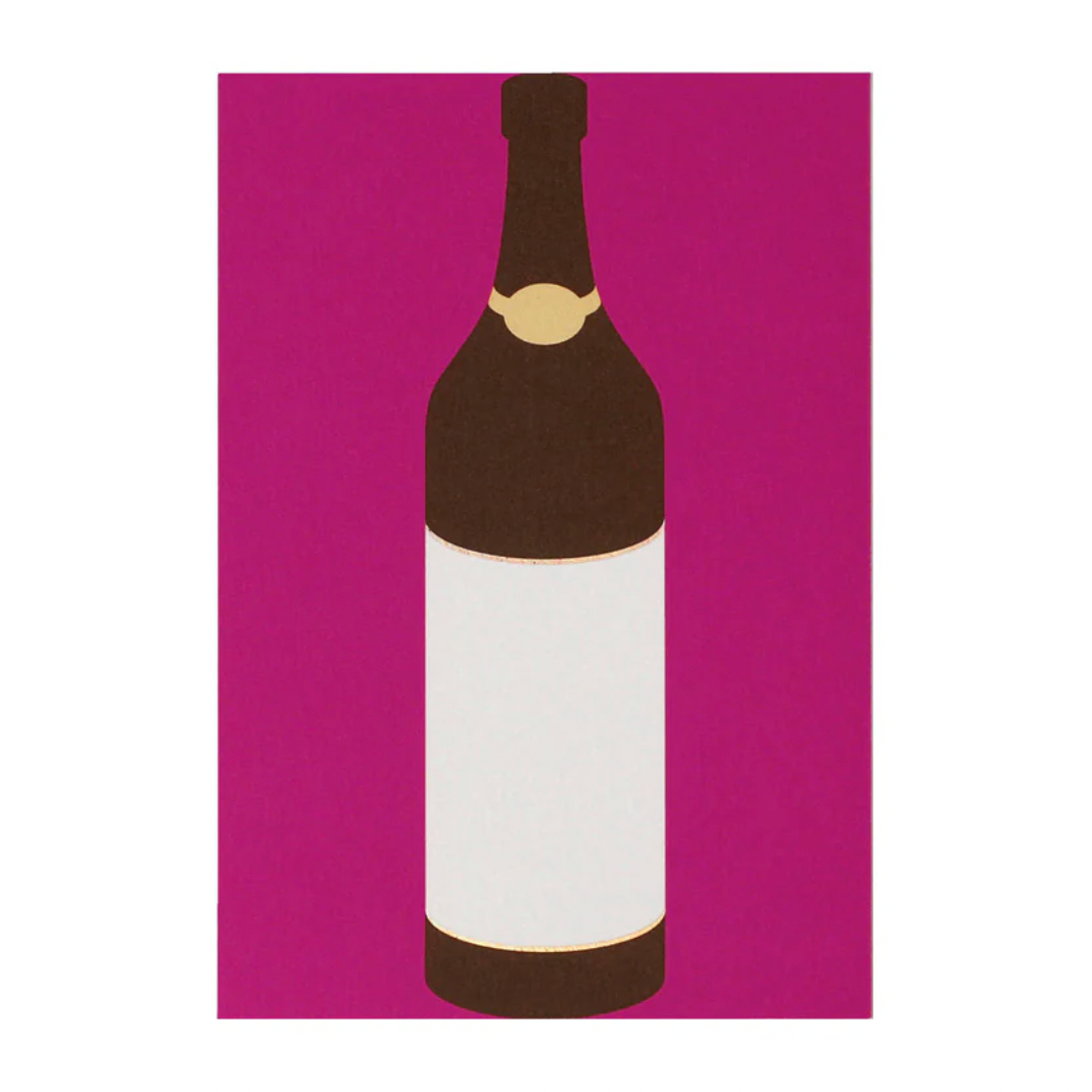 Birthday Card - Bottle Pink