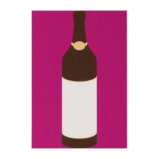 Birthday Card - Bottle Pink