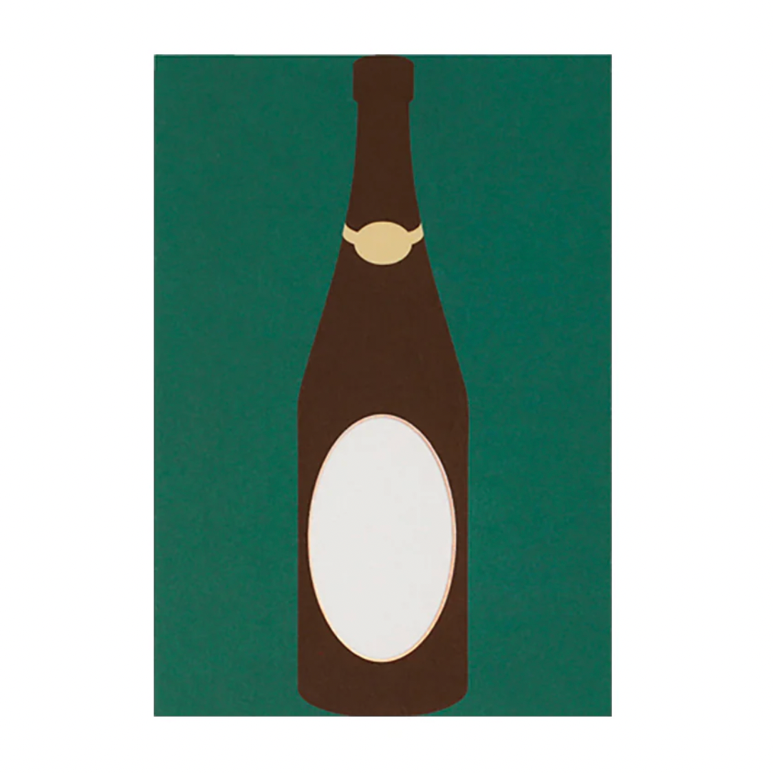 Birthday Card - Bottle Green