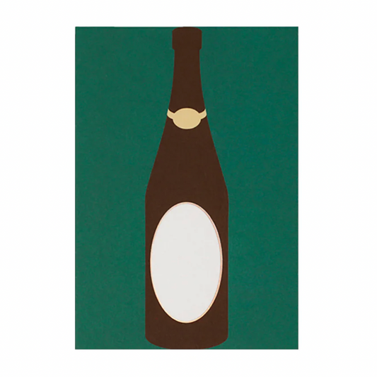 Birthday Card - Bottle Green